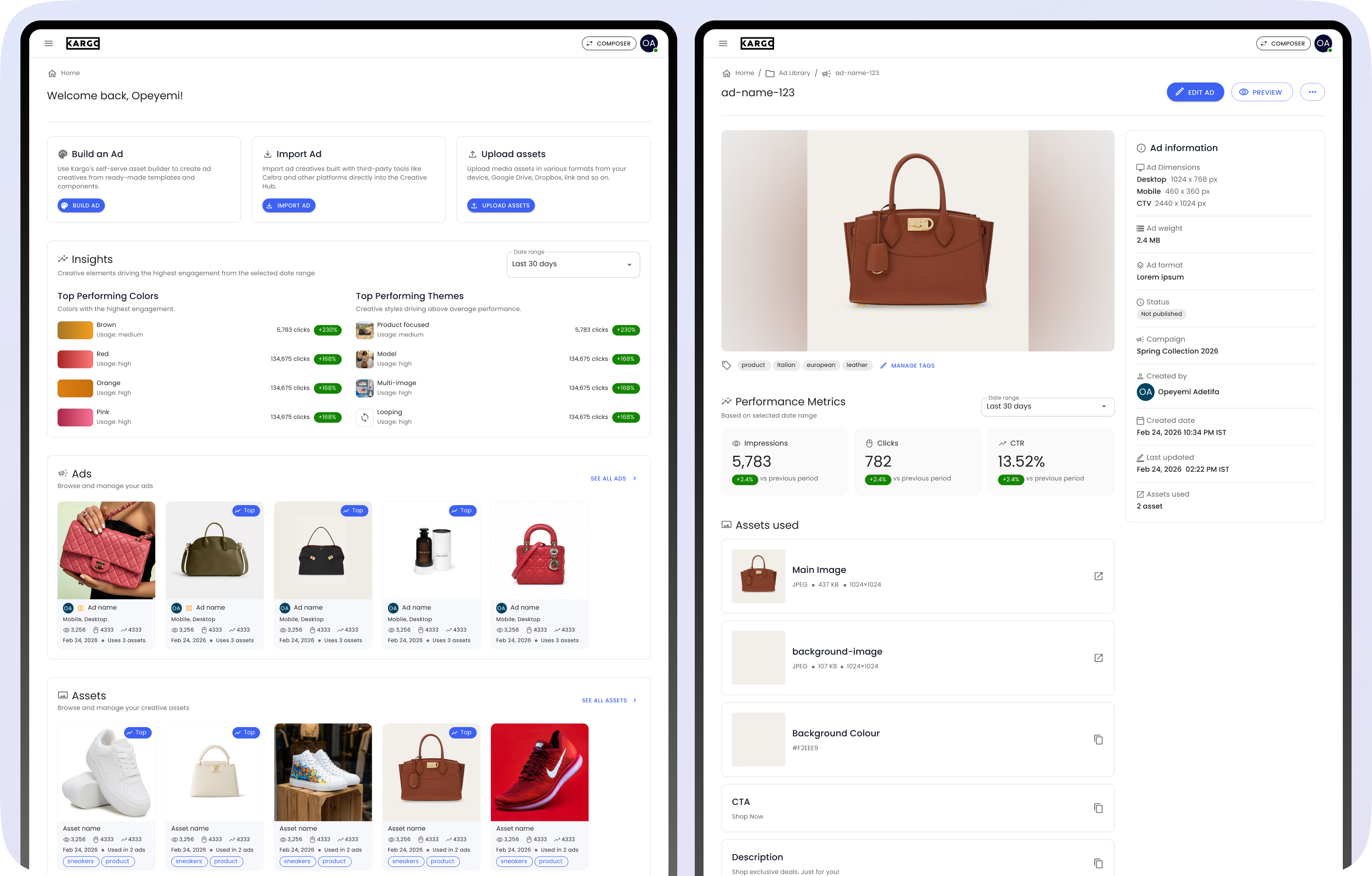 Creative Hub redesign project preview