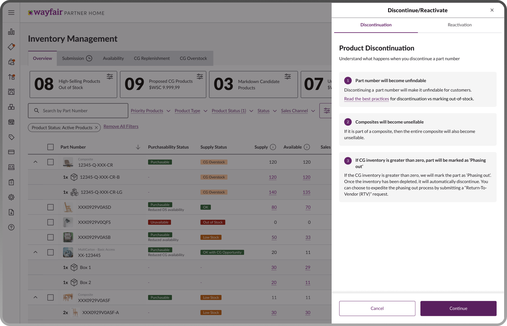 Smarter Product Discontinuation project preview
